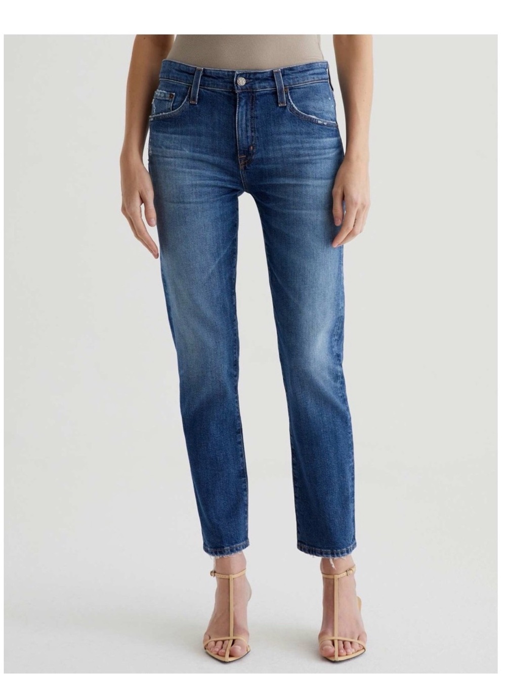 AG Adriano Goldschmeid Ex Boyfriend Slim Jeans Women's 24R Mid Rise